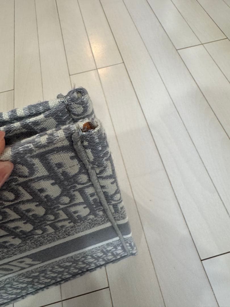 CHRISTIAN DIOR グレー トートバッグ