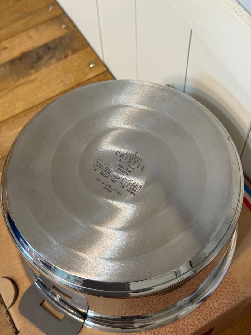新品 CRISTEL グラフィット 両手深鍋 G 20cm C20GK9