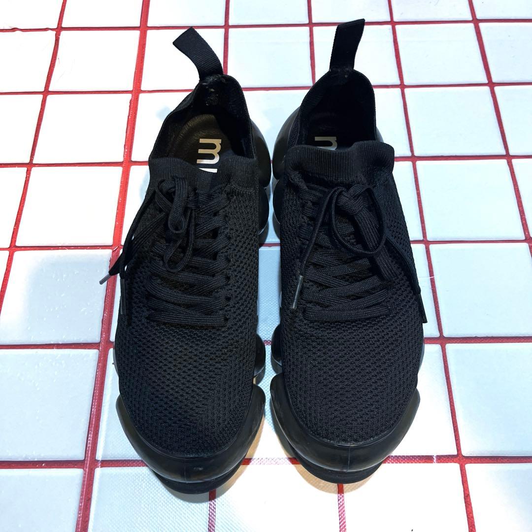 MIKIOSAKABE grounds グラウンズスニーカー ブラック 24cm