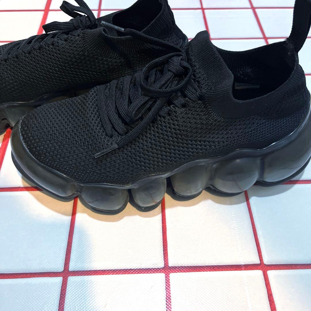 MIKIOSAKABE grounds グラウンズスニーカー ブラック 24cm