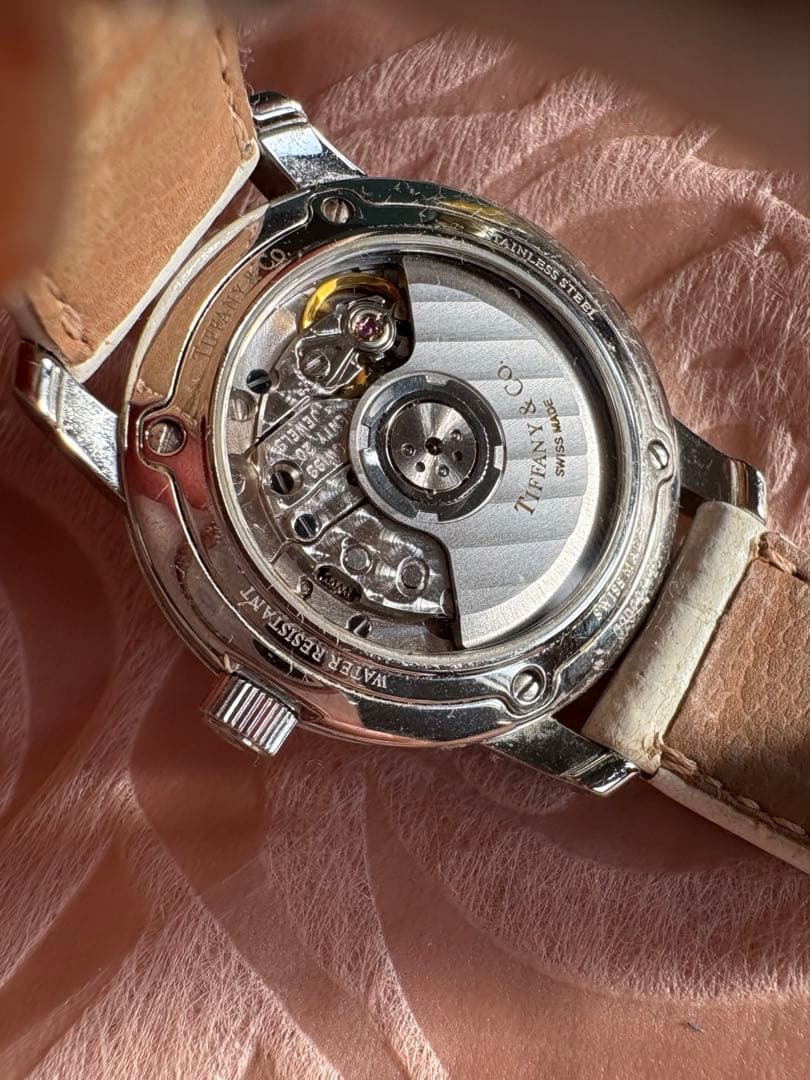 TIFFANY&Co ティファニー 腕時計 マークラウンド 自動巻　スケルトン