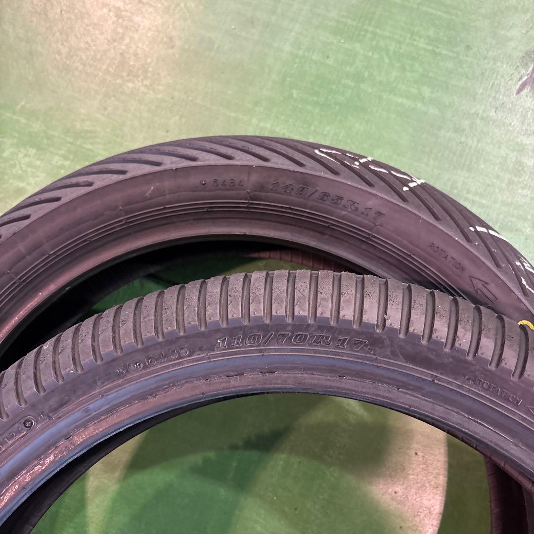 DUNLOP ダンロップ レインタイヤ　KR 前後セット