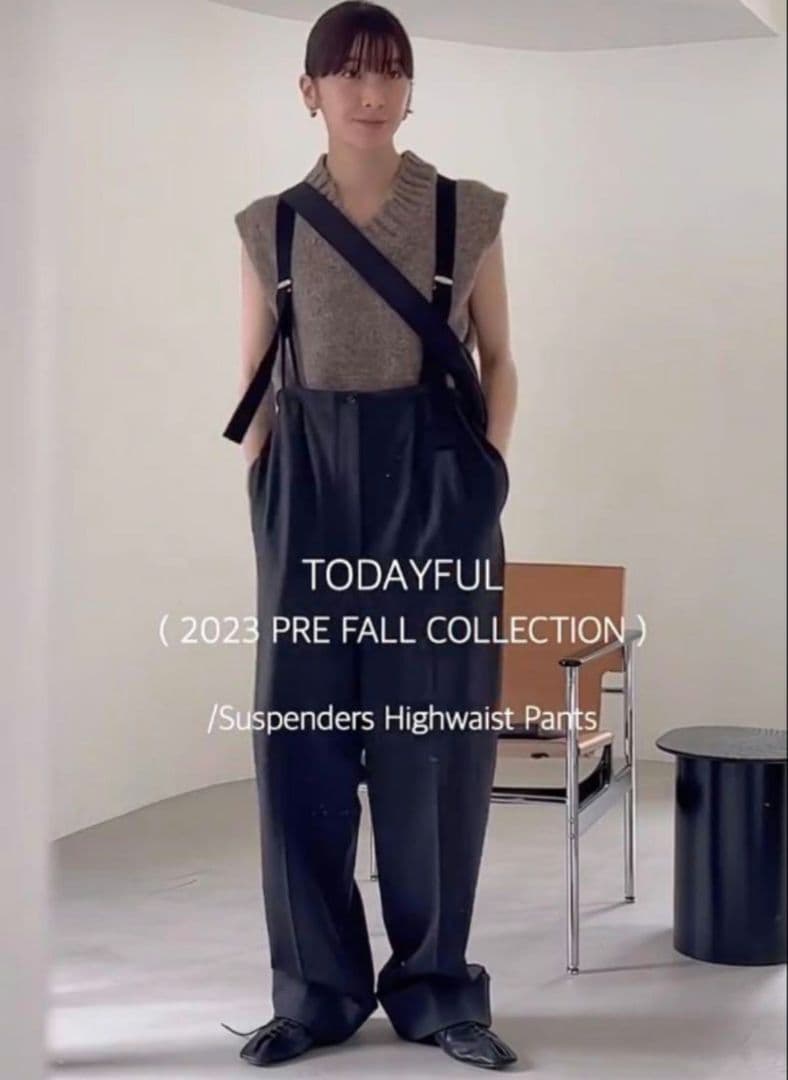 サロペット・オーバーオール・オールインワン todayful Suspenders Highwaist Pants