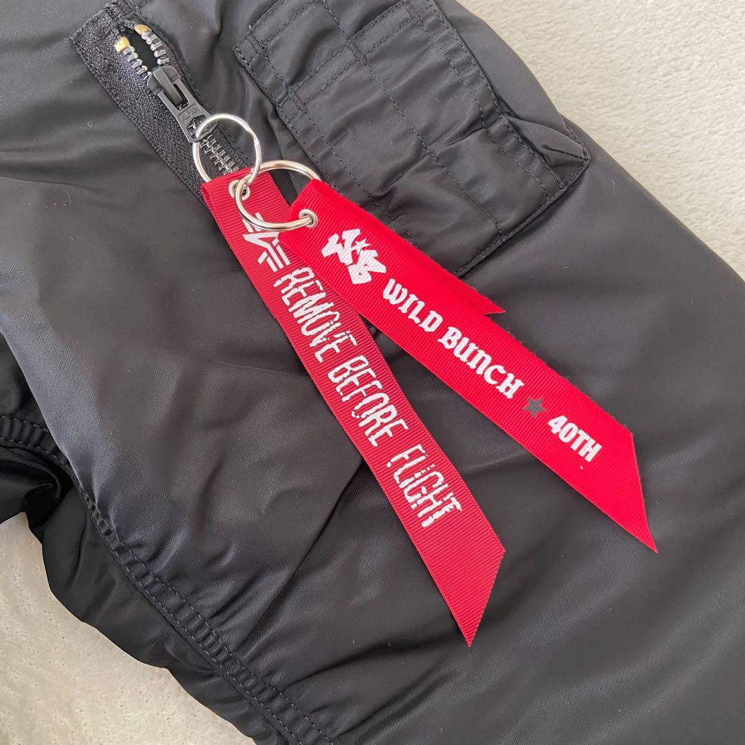 40周年記念　未使用タグ付　アルファインダストリーズ　MA-1 短丈　黒　L