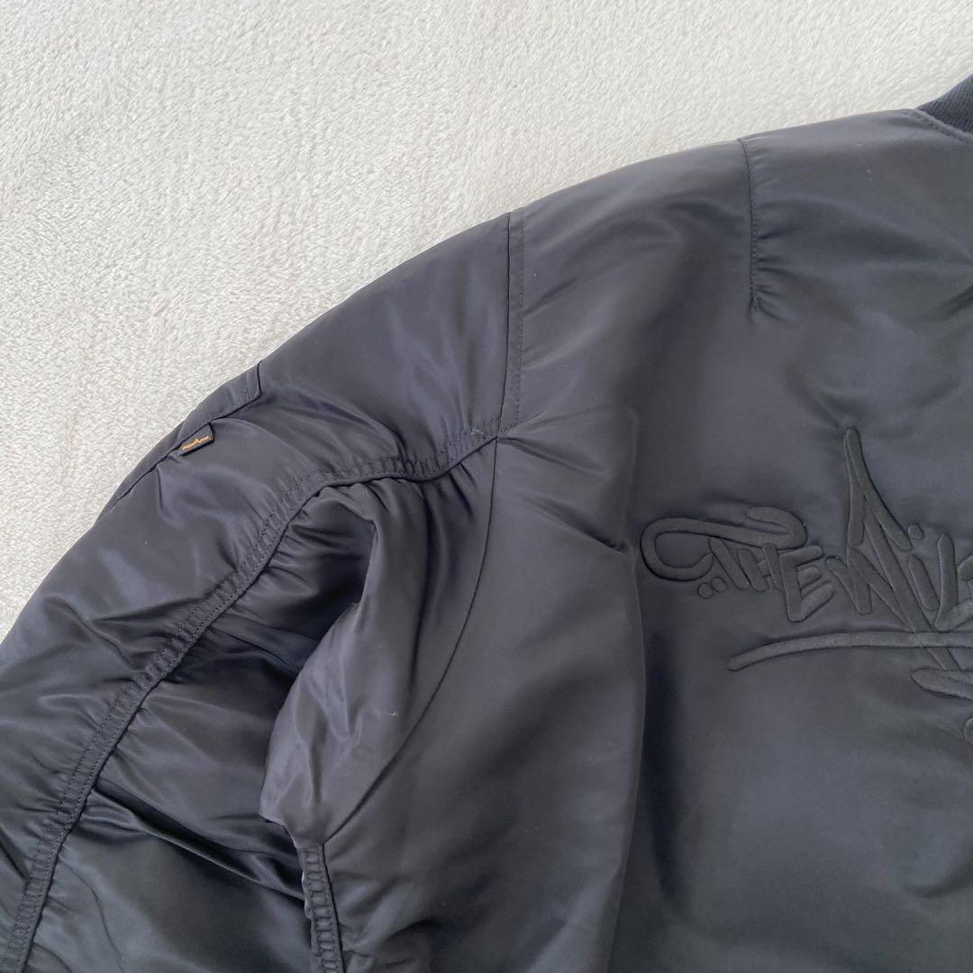 40周年記念　未使用タグ付　アルファインダストリーズ　MA-1 短丈　黒　L