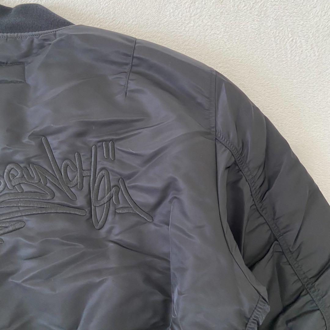 40周年記念　未使用タグ付　アルファインダストリーズ　MA-1 短丈　黒　L