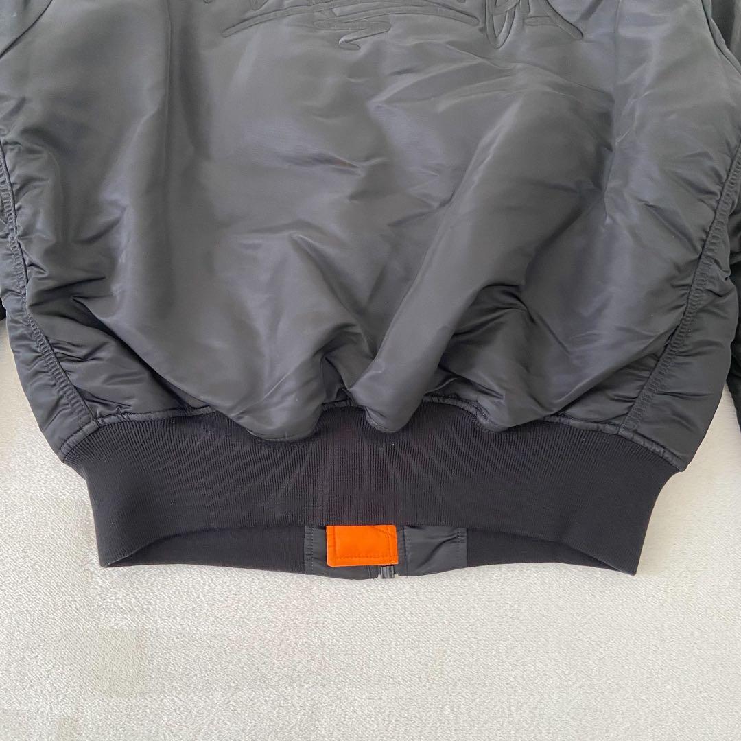 40周年記念　未使用タグ付　アルファインダストリーズ　MA-1 短丈　黒　L