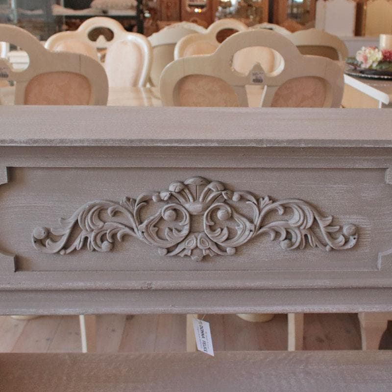 マントルピース風3段ラック シェルフ グレー 本棚 141-109-001