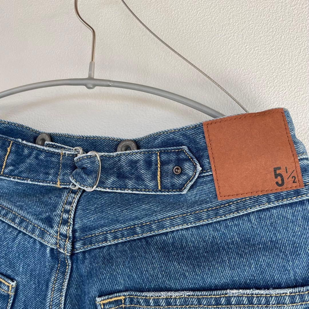 新品未使用☆スピックアンドスパン　5 1/2 ストレートフィットデニム　27
