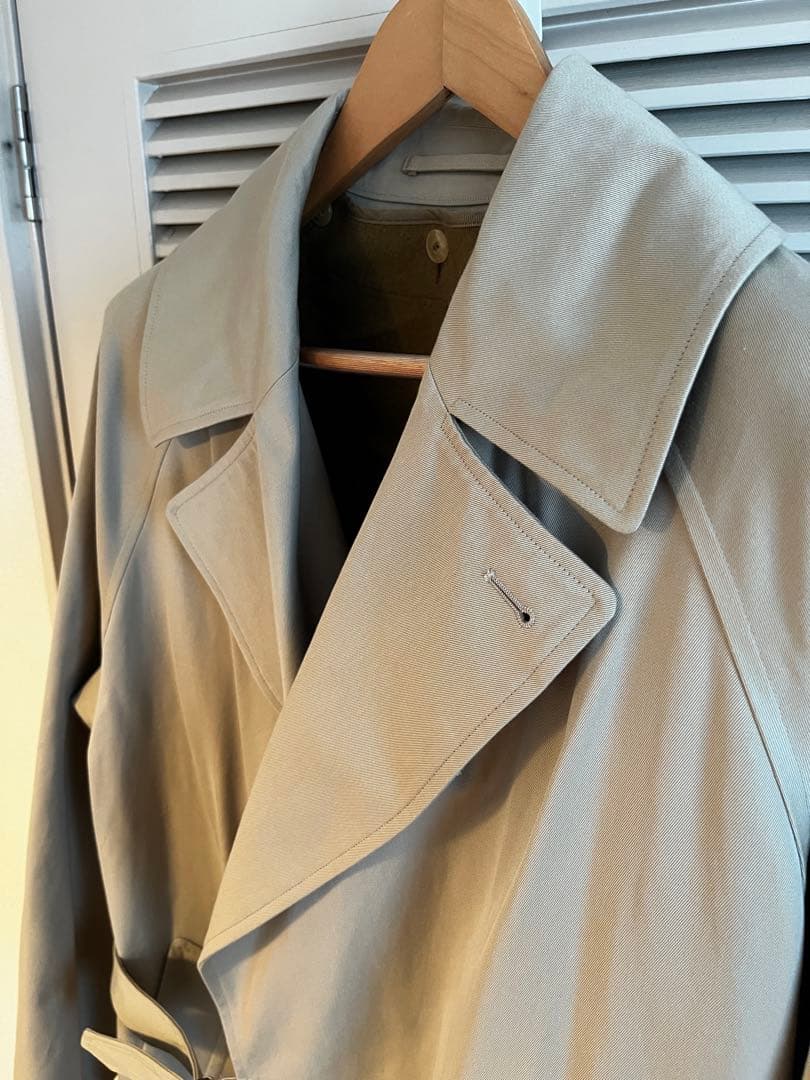 comoli コットンギャバタイロッケンコート