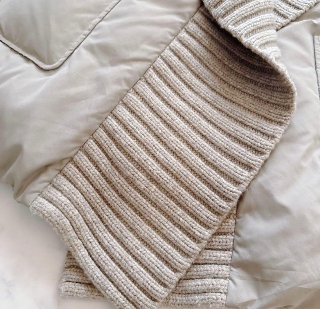 フォクシー ダウン&カシミヤ100% ニットコートDAISY LIN FOXEY