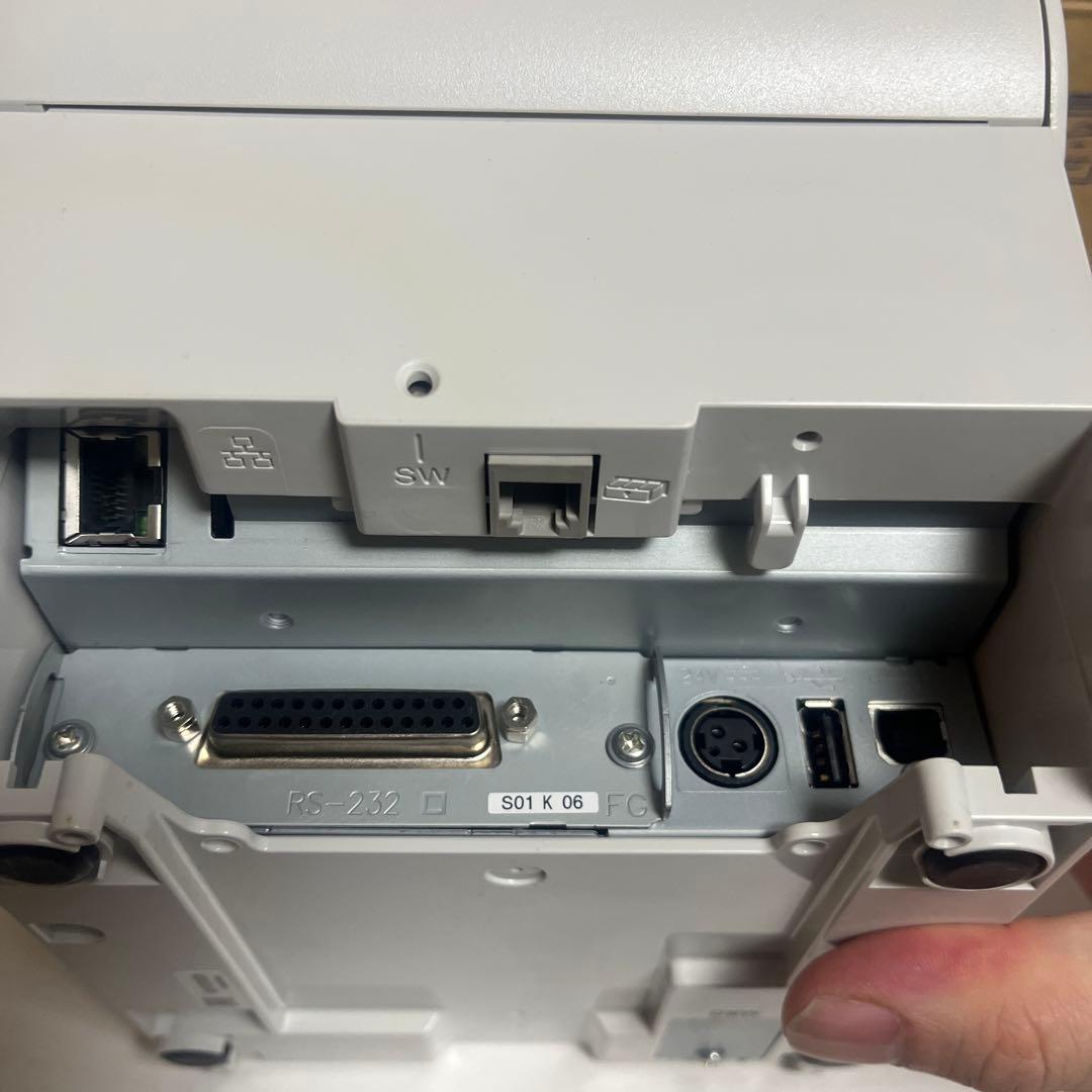 【お買得】レシートプリンター EPSON TM-T88VI新品ロール2個付き