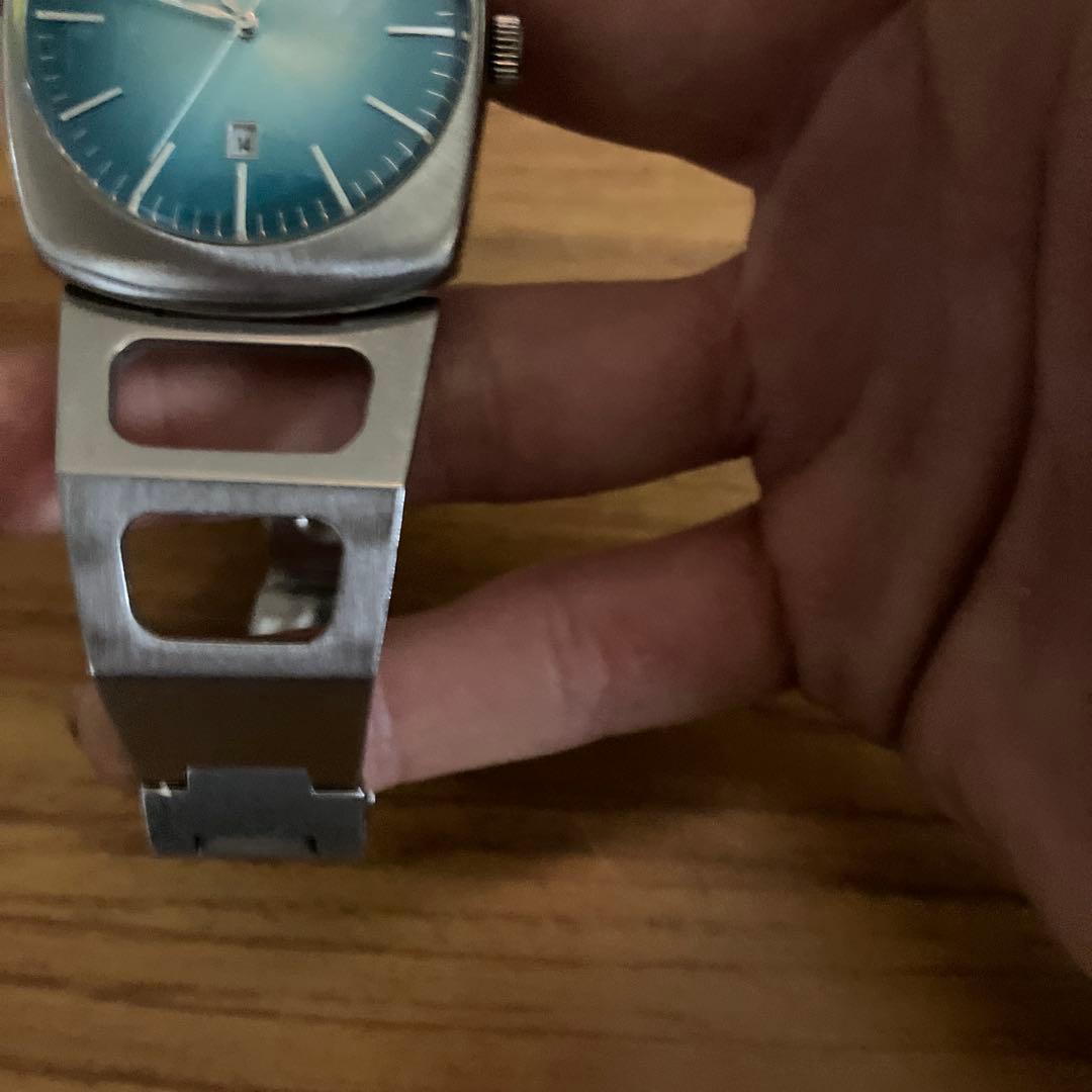 Paul Smith ポールスミス 青 スクエア 腕時計