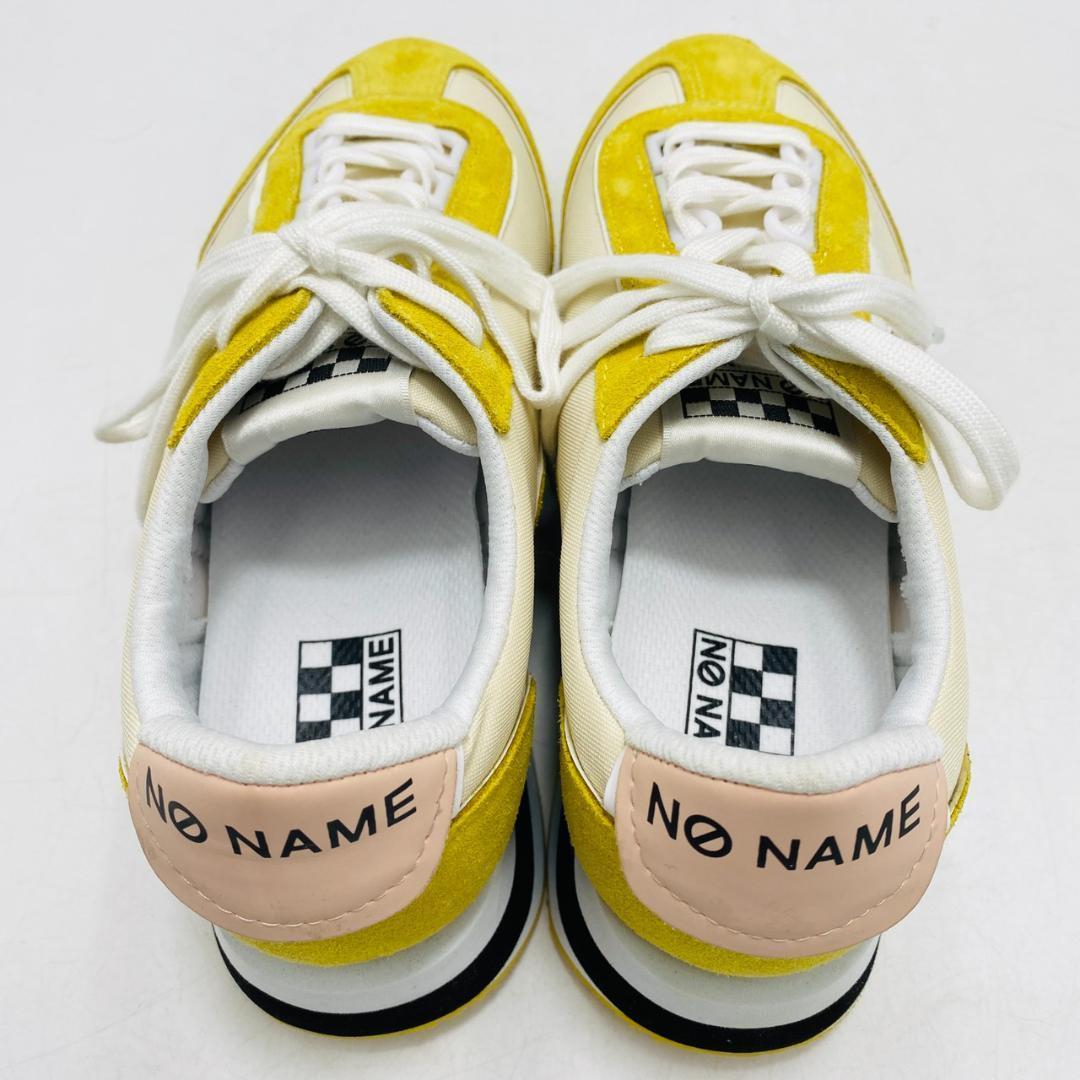 新品未使用　NO NAME　スニーカー　ローカット　レースアップ　38