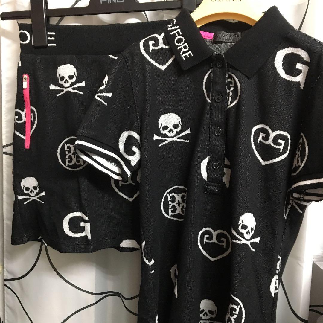 g-fore ジーフォア　黒　ブラック　ポロシャツ　スカート　36