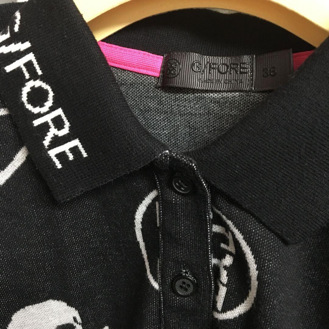 g-fore ジーフォア　黒　ブラック　ポロシャツ　スカート　36