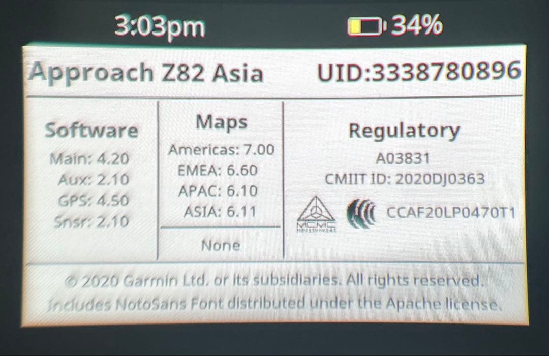 ⭐️Garmin ガーミン⭐️アプローチ Z82 レーザー距離計 本体＆ケース