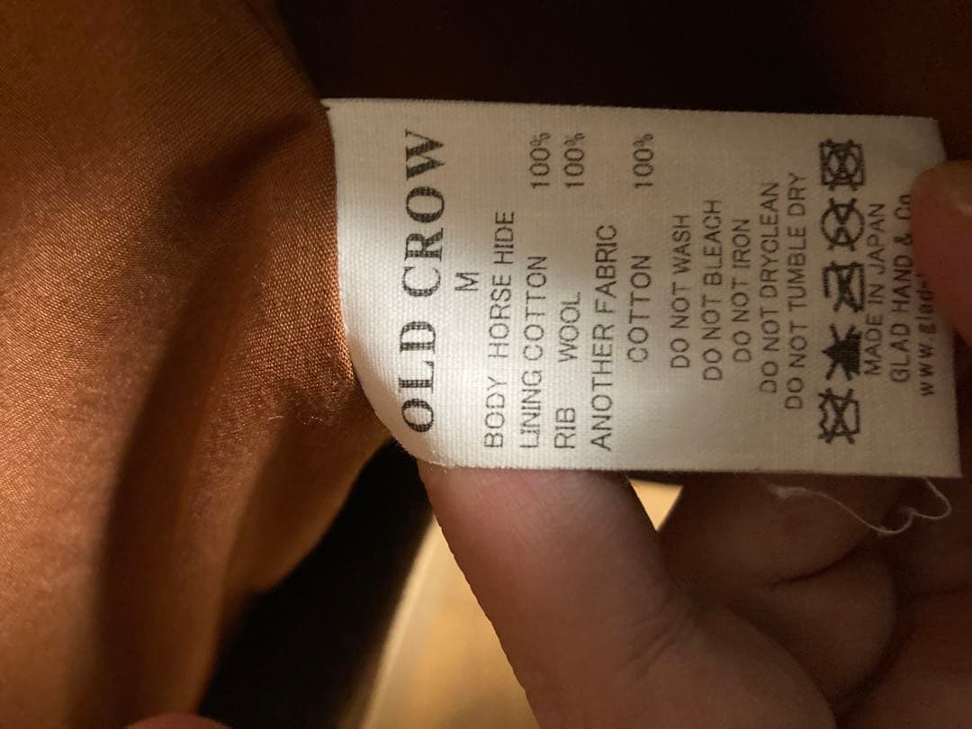 ikkoさま　OLD CROW A-2 フライトジャケット M brown