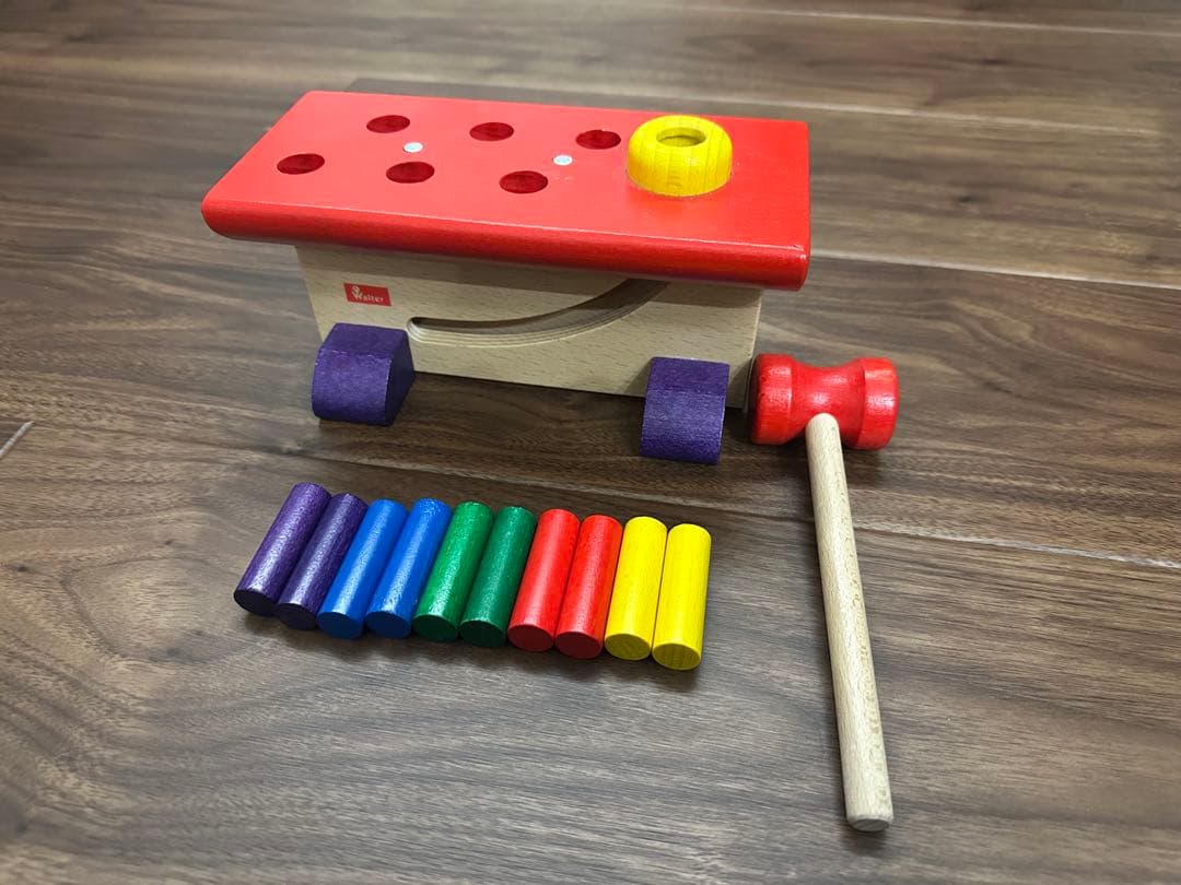 大工さん ニック社木製 知育玩具 ハンマートイ