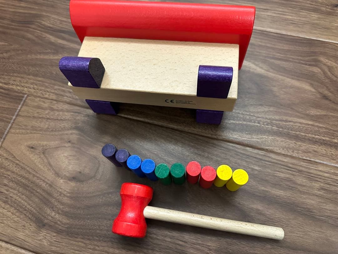 大工さん ニック社木製 知育玩具 ハンマートイ