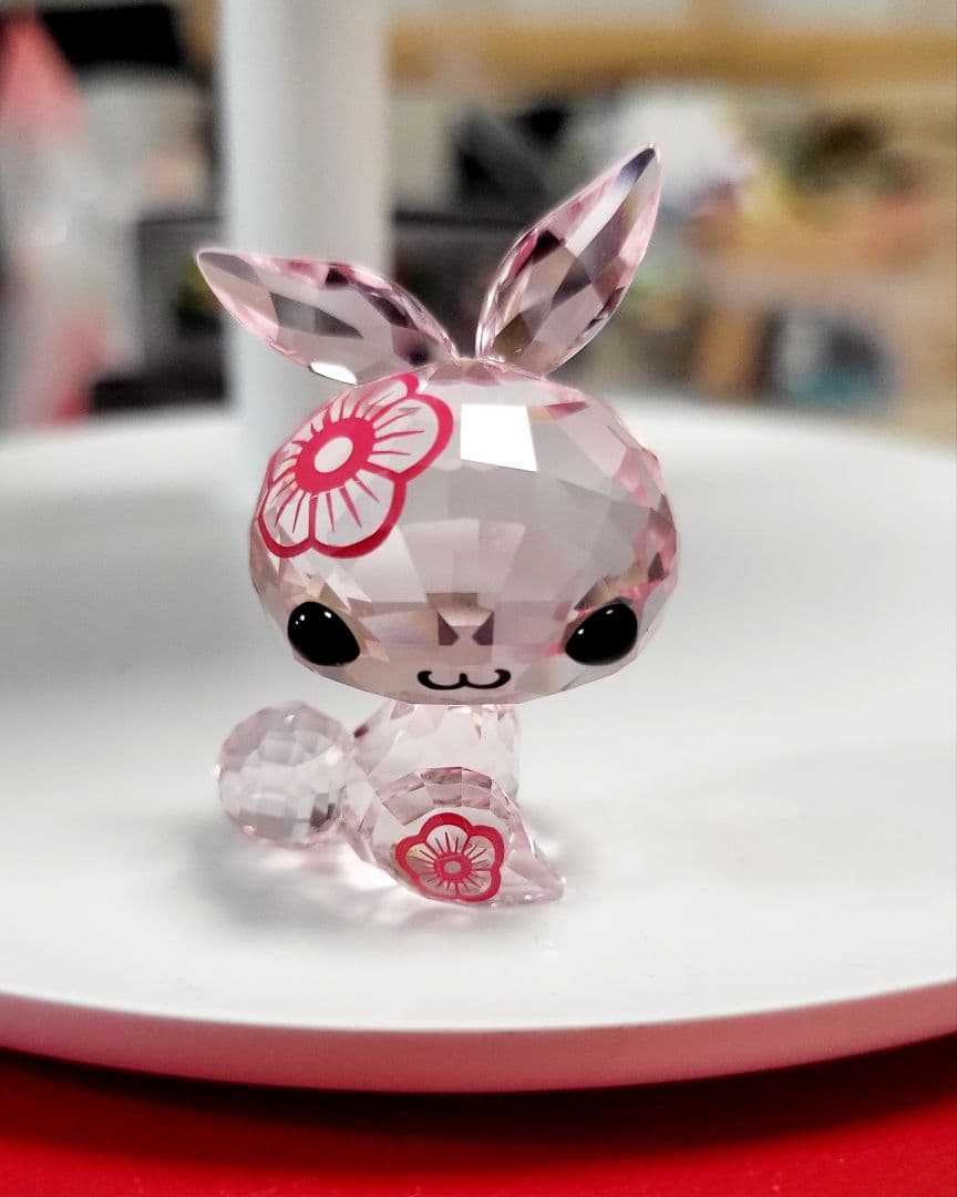 スワロフスキー　うさぎ　干支　卯年　置物
