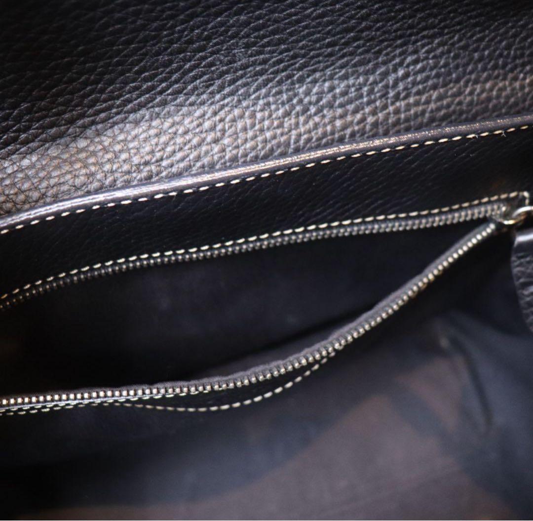 TOD'S Corniche Wave トートバッグ トッズ 黒