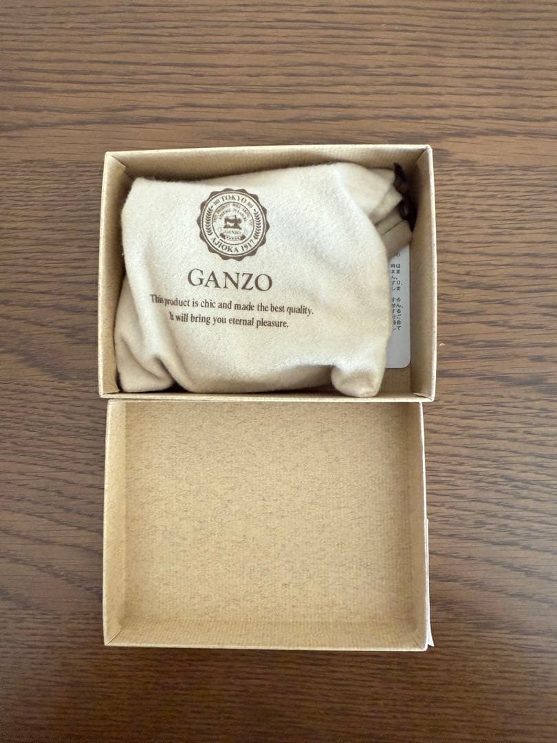 新品未使用　ganzo ブライドルレザー　小銭入れ