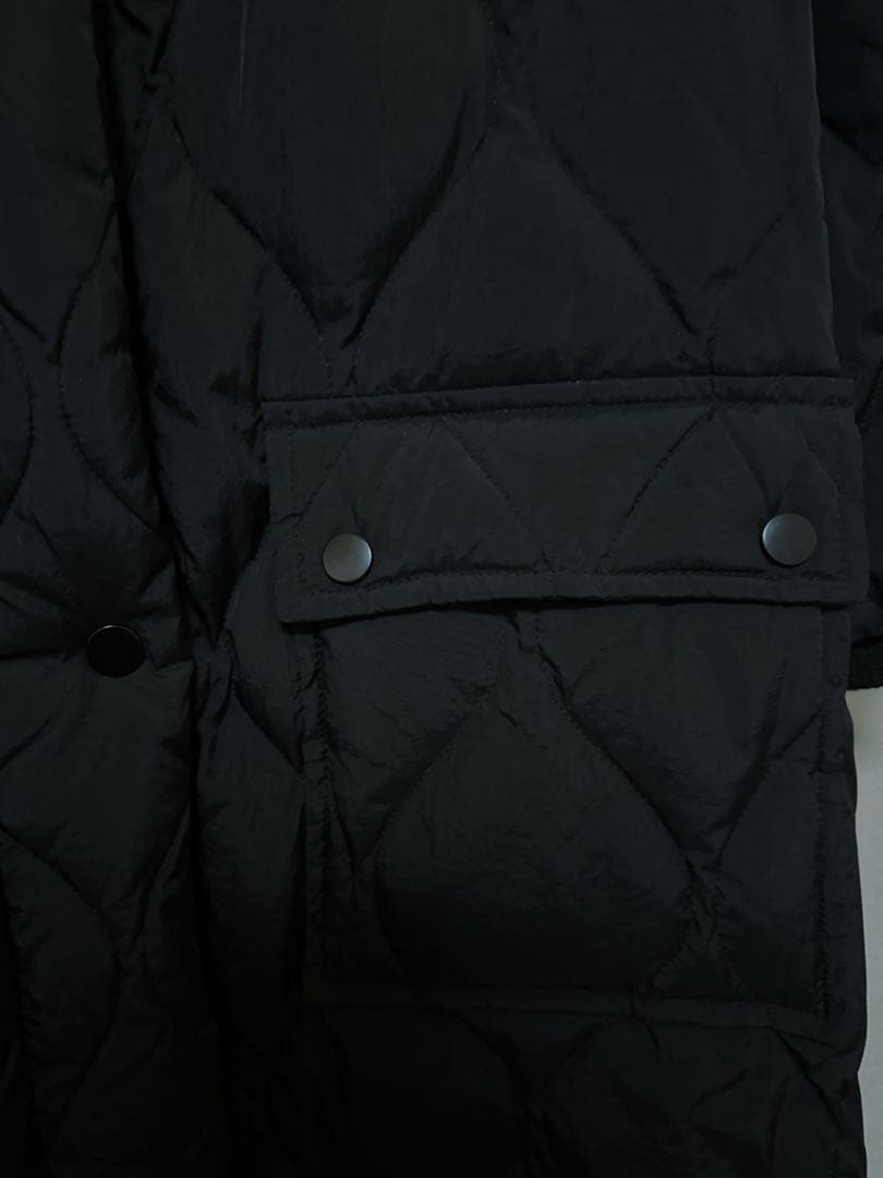 【美品】Lavish Gate キルティング ロングダウンコート　ブラック