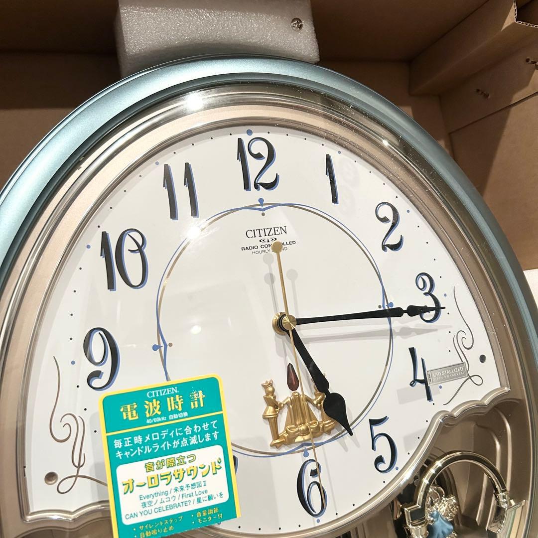 【新品未使用】 CITIZEN 電波時計　掛時計　PREVER 4MN419-0