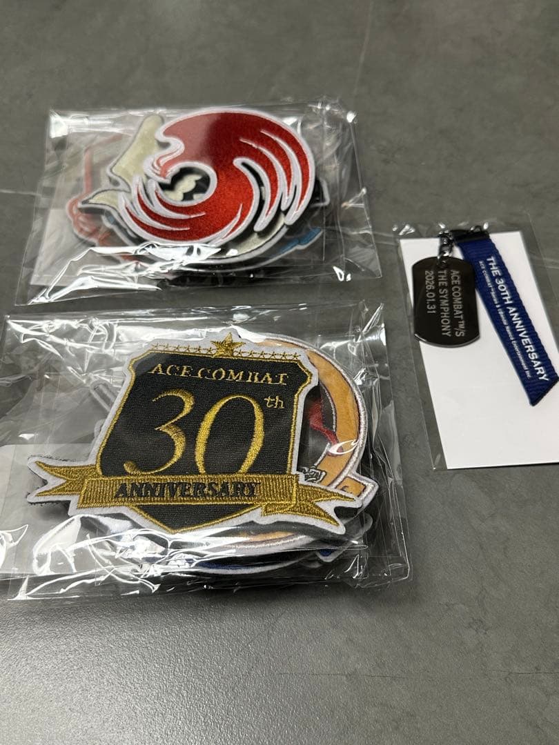 ACE COMBAT/S THESYMPHONY 着脱式刺繍ワッペン　ドックタグ