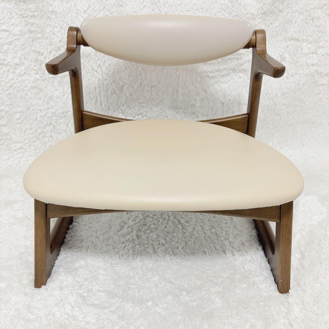 さ*ち様 起立木工 Casper キャスパーチェア ローチェア 天然木 合皮