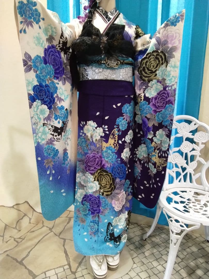 ❰専用です‼️❱半襟重ね衿帯揚げ帯締め、西陣袋帯、襦袢、ガード加工、バック草履