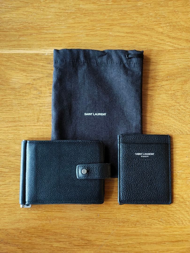 SAINT LAURENT　マネークリップ＋カードケース