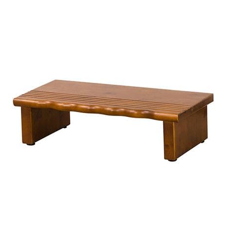 天然木ステップ 踏台 アジャスター付 W60