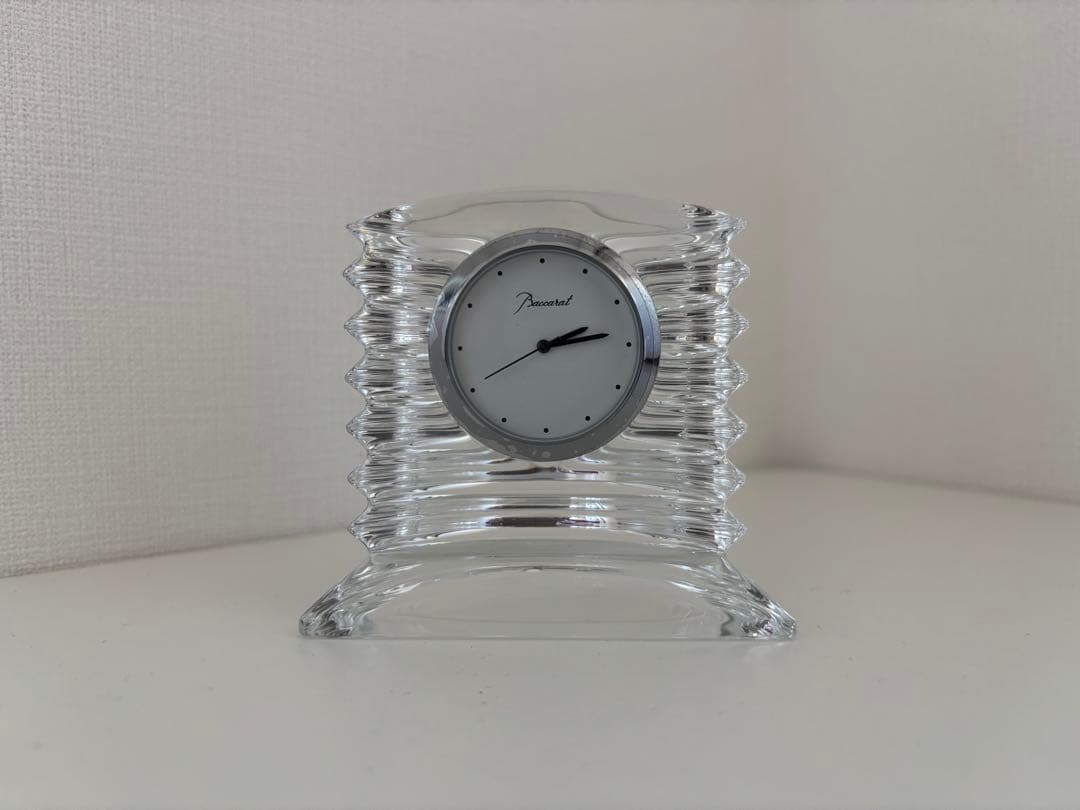 Baccarat ラランド クロック 超美品 置時計
