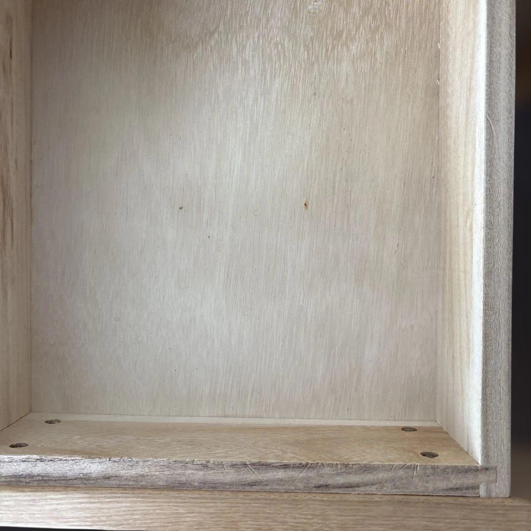 ひろ☆無印良品 タモ材 パーソナルデスク