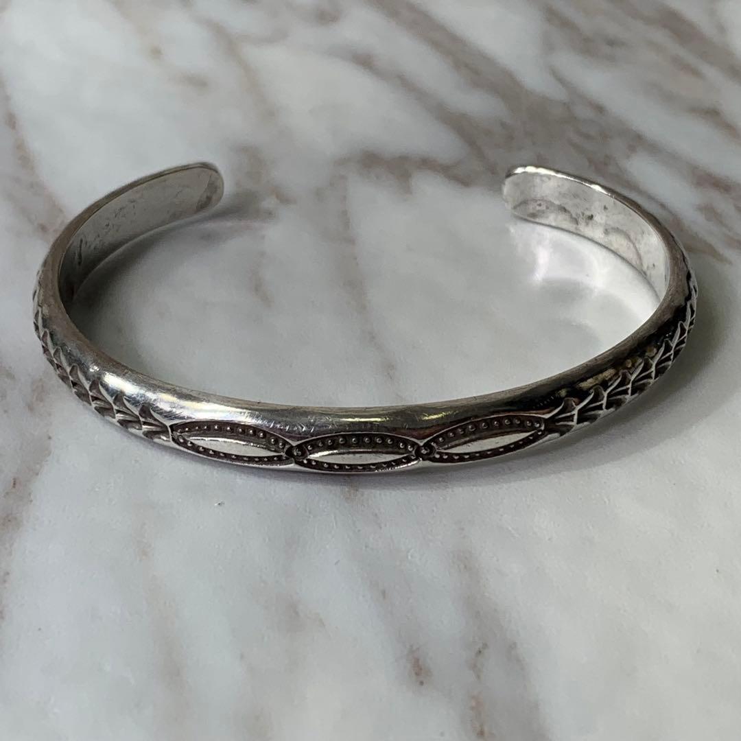 Darrell Cadman バングル Sterling刻印 スタンプ ナバホ族