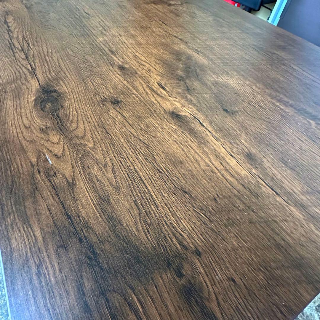 『美品』昇降木製ダイニングテーブル ダークブラウン