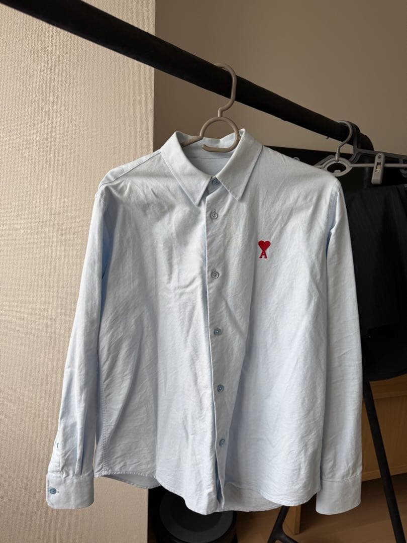 amiparis アミパリス　ブルー シャツ