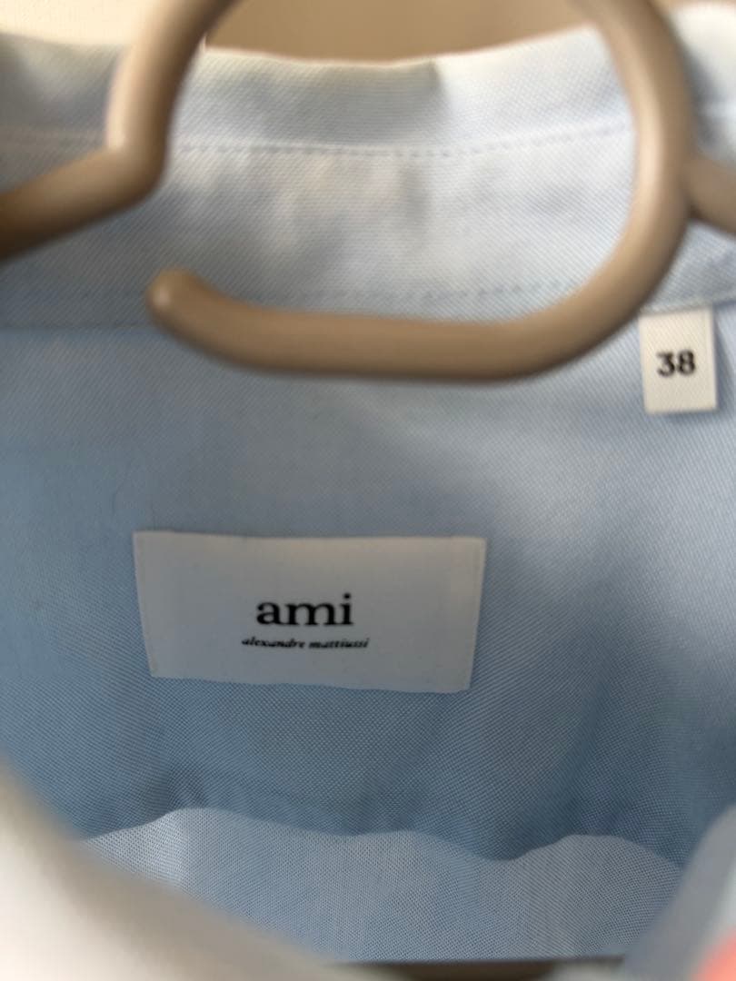 amiparis アミパリス　ブルー シャツ