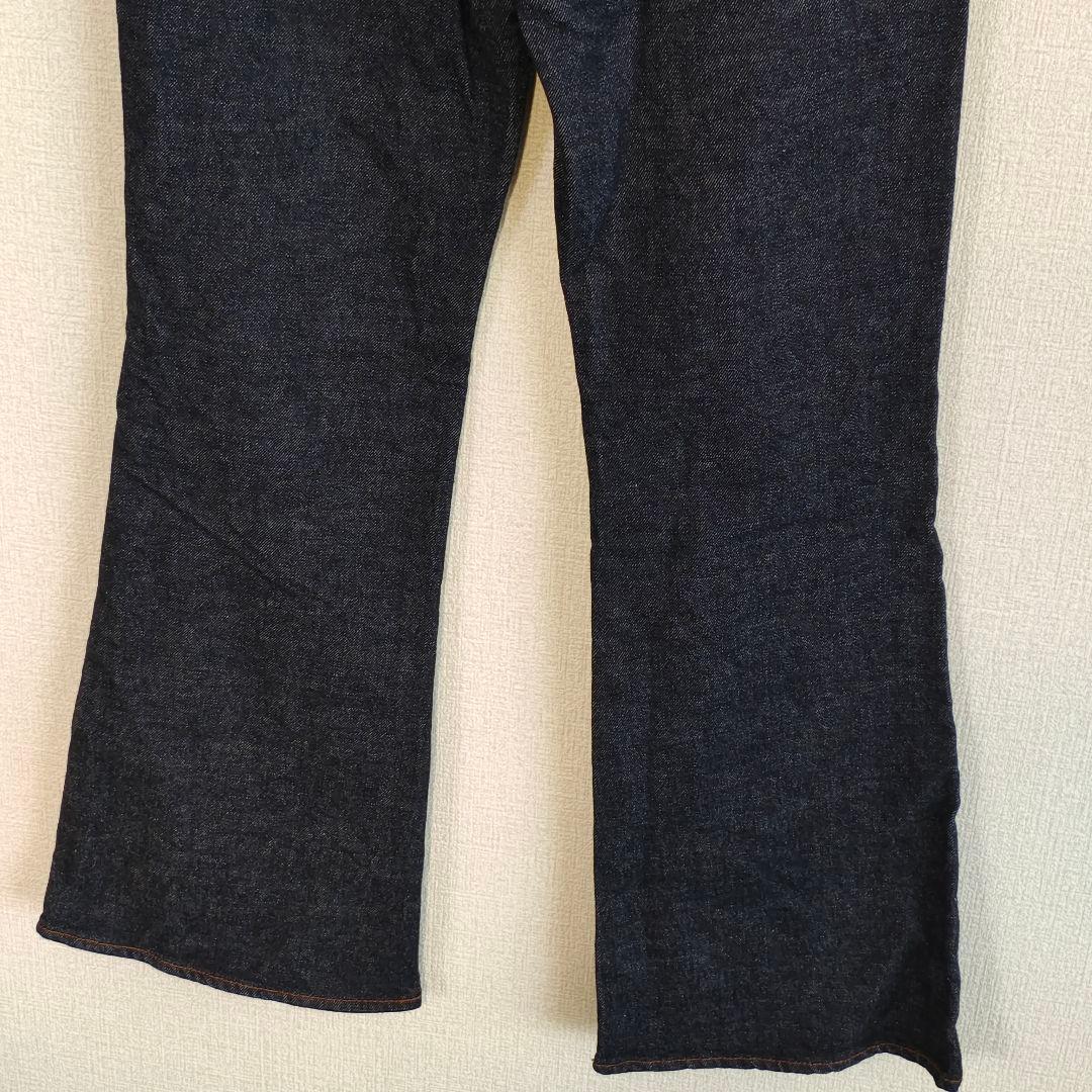 美品 moussy MVS フレアデニムパンツ ストレッチ ハイウエスト 25