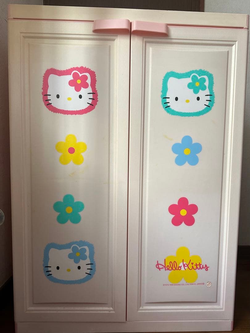 レア！ハローキティ　タンス　棚　衣類収納　1998カオハナ