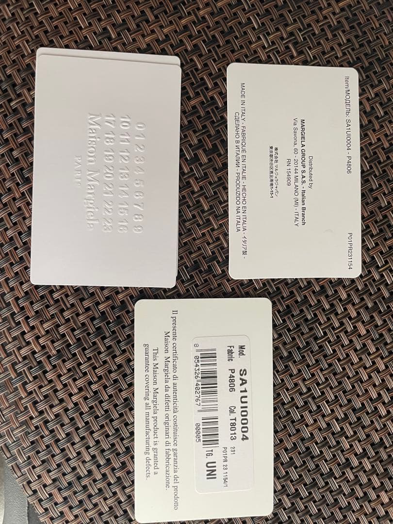 [美品 ✨]値下げ中Maison Margielaブラック マネークリップ 財布