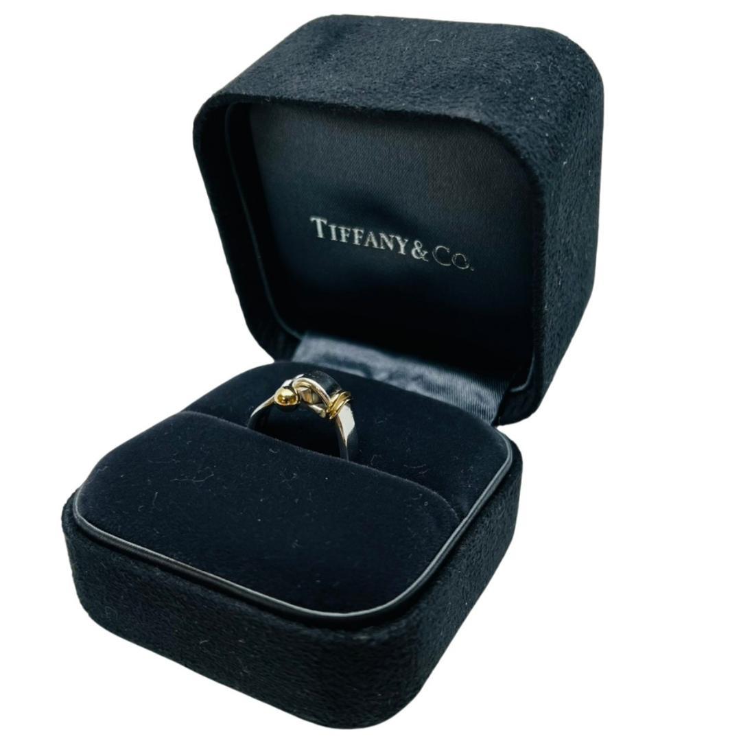 【極美品】TIFFANY リング 指輪 フック＆アイ ラブノット 925 750
