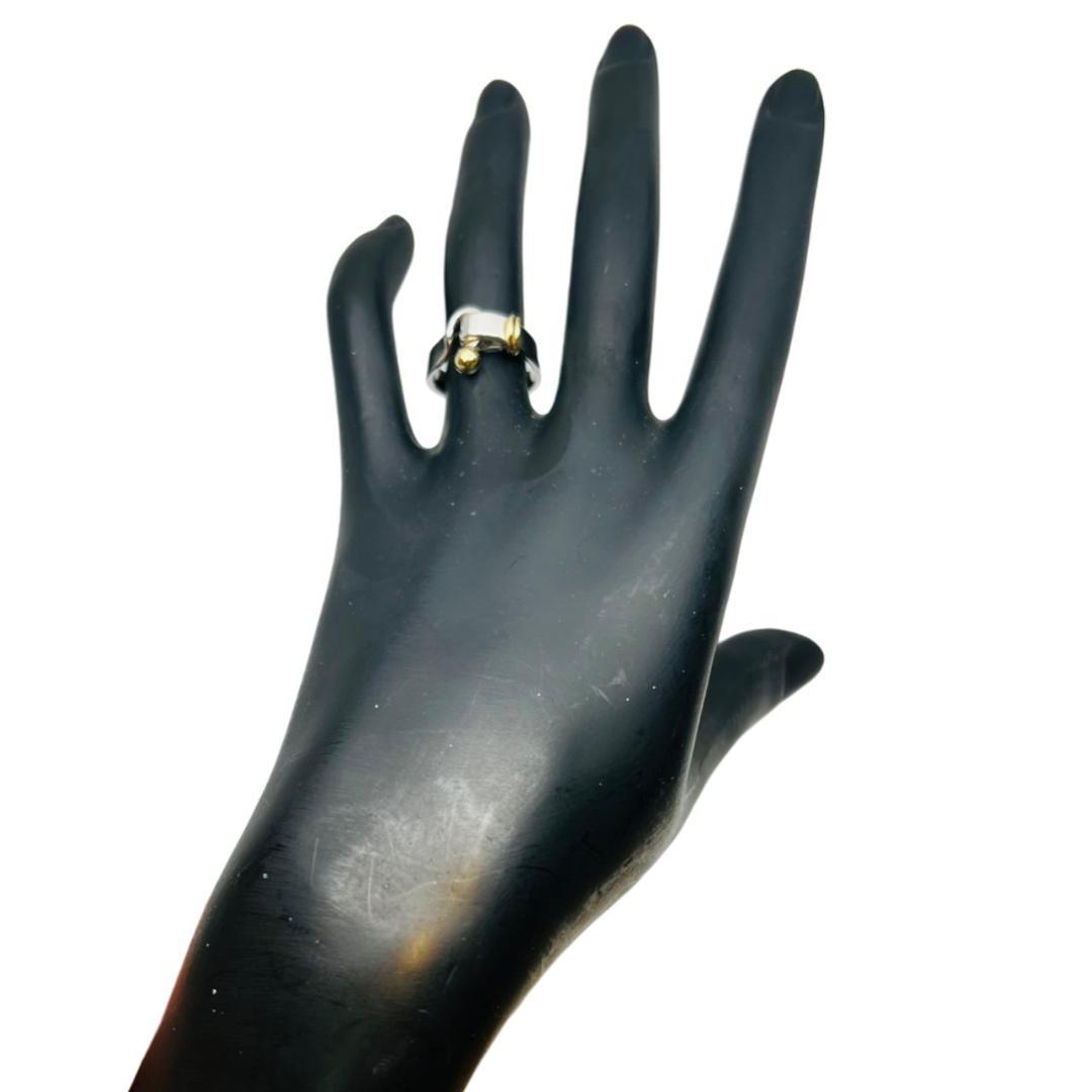 【極美品】TIFFANY リング 指輪 フック＆アイ ラブノット 925 750