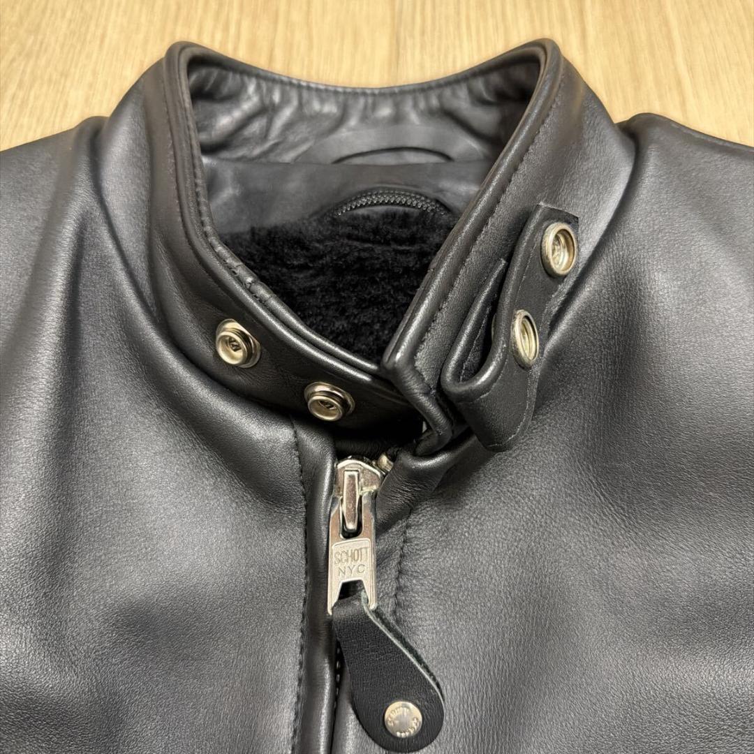 ショット現行品 シングル ライダース ジャケット 6061 size 38