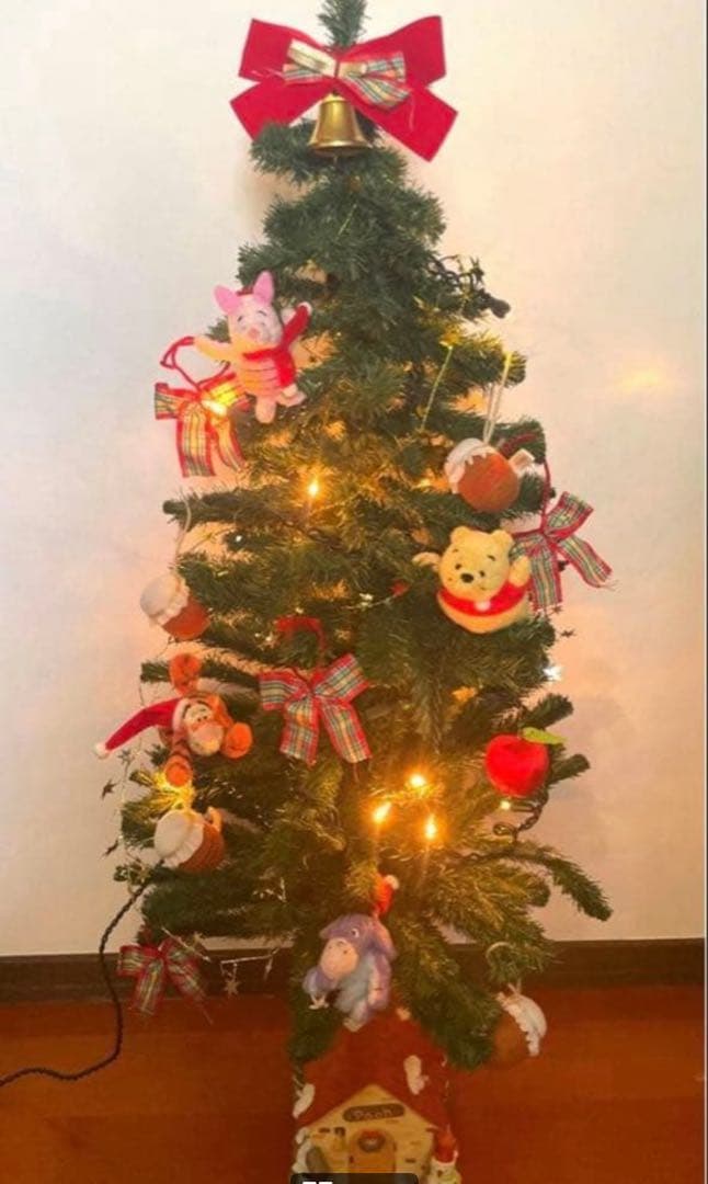 くまのプーさんクリスマスツリー　森のおうちと大きなツリー&オーナメント&リース