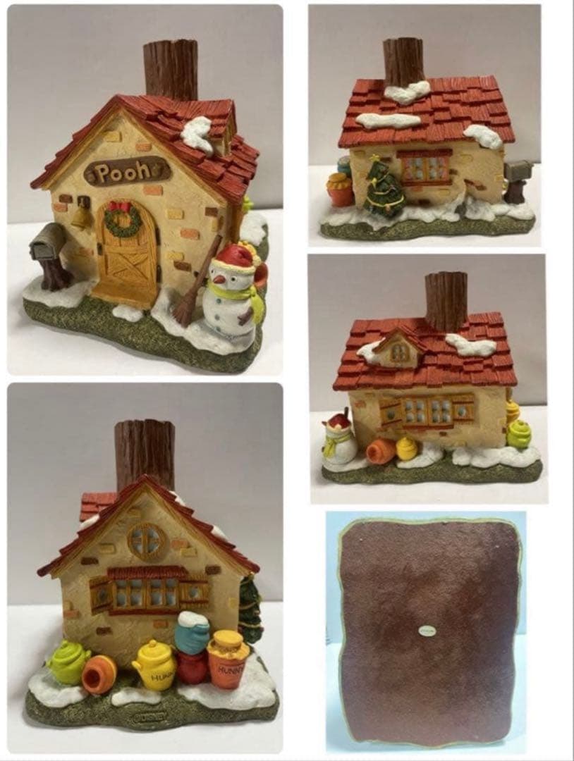 くまのプーさんクリスマスツリー　森のおうちと大きなツリー&オーナメント&リース