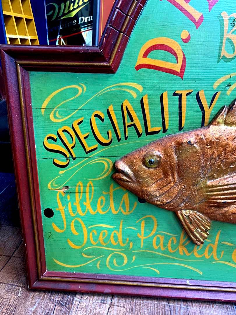 ヴィンテージ　ウッドサイン