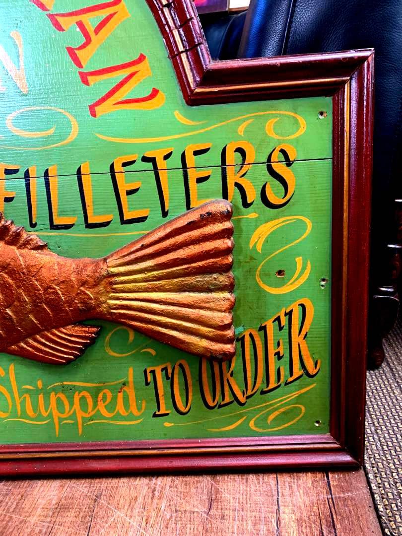 ヴィンテージ　ウッドサイン